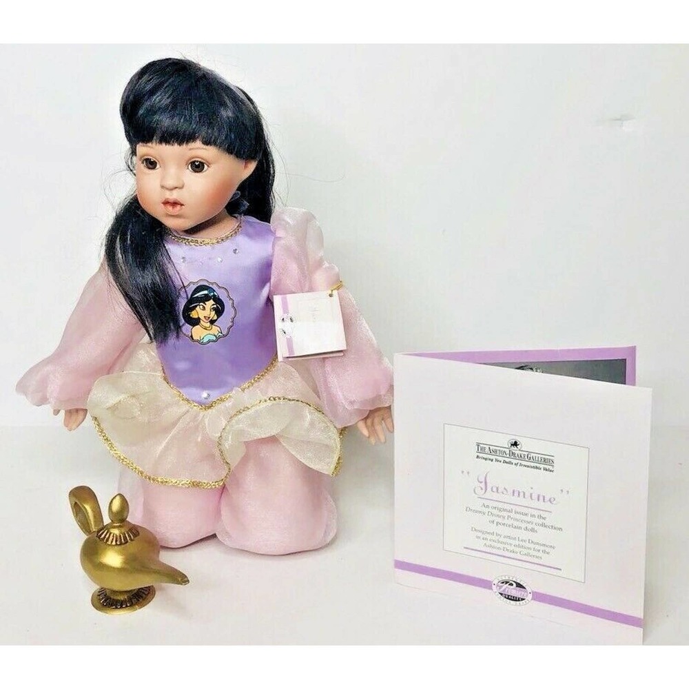 Ashton Drake‎ Galleries Collectible Dreamy Princesses Porcelain Doll Jasmine